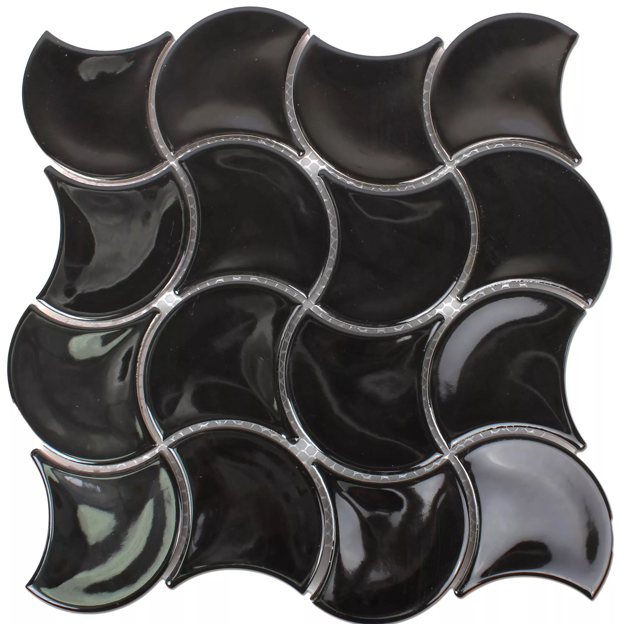 Model din Ceramică Plăci De Mozaic Toledo Val Negru