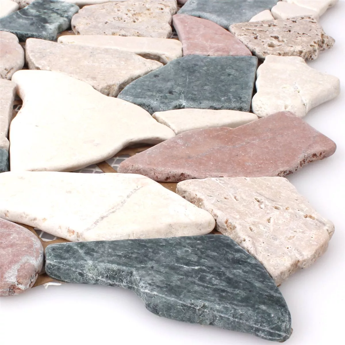 Fractură De Marmură Piatră Naturală Plăci De Mozaic Solares Colorat Fractură De Marmură Piatră Naturală Plăci De Mozaic Solares Colorat
