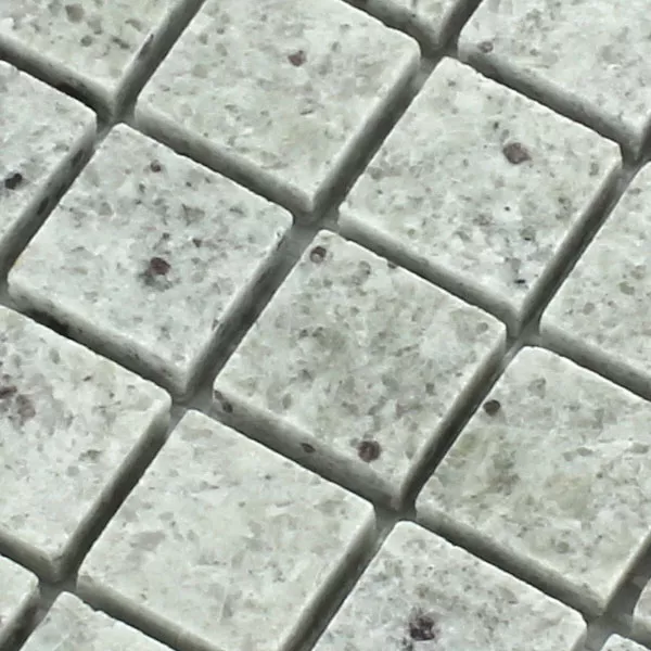 Plăci De Mozaic Granit 23x23x8mm Gri Alb