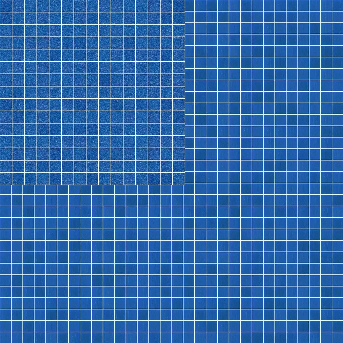 Glasmosaik Fliese Trend-Vi Vitreo 130 Marineblau 10x10mm