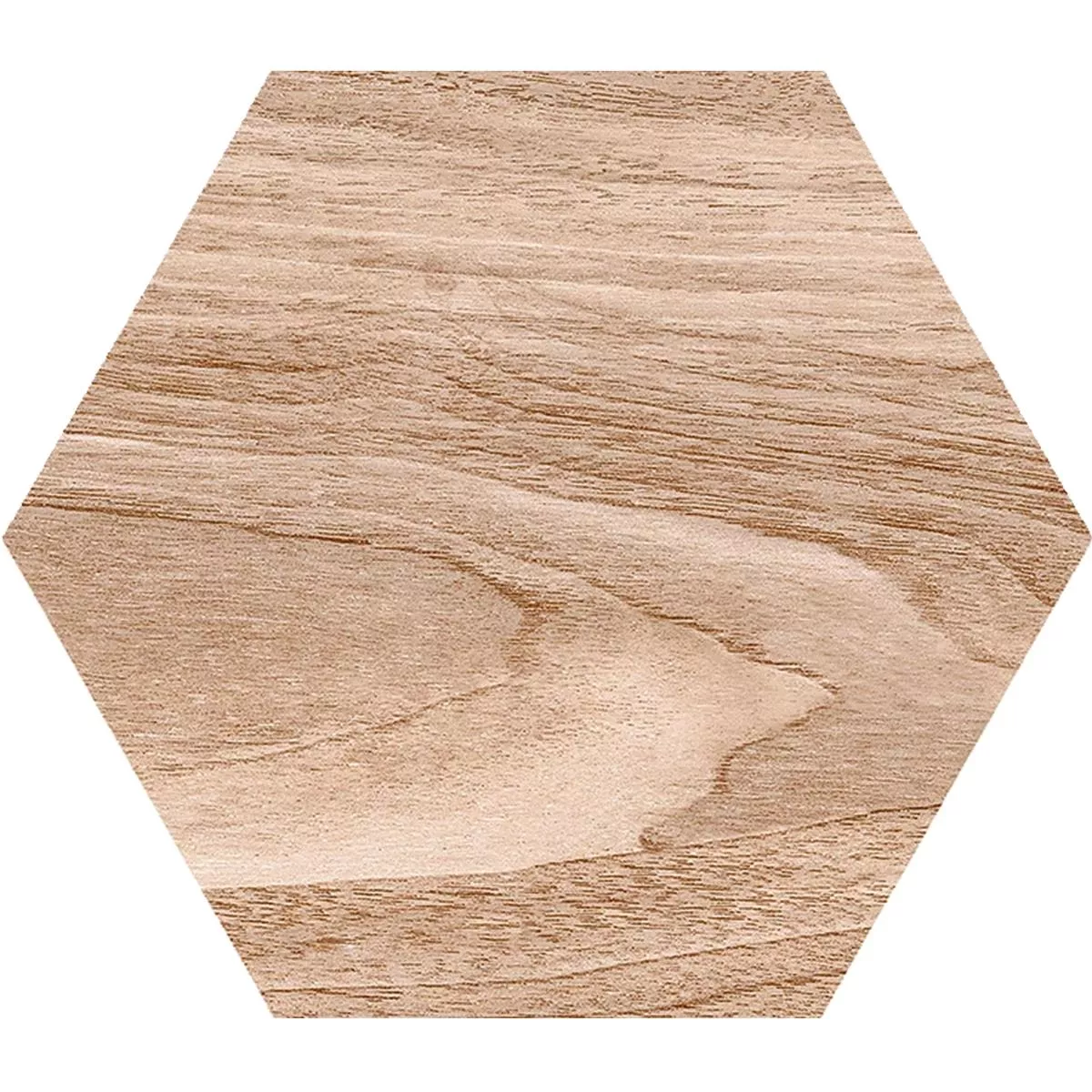 Porcelain Stoneware Tiles Hexwood Hexagon Beige 22,5 x 25,9cm