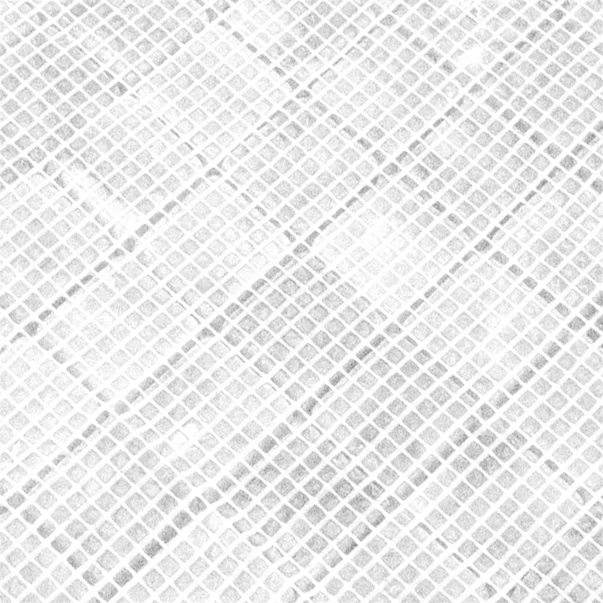 Mодел от Мрамор Mозайка Oт Eстествен Kамък Плочки Venantius Бяло