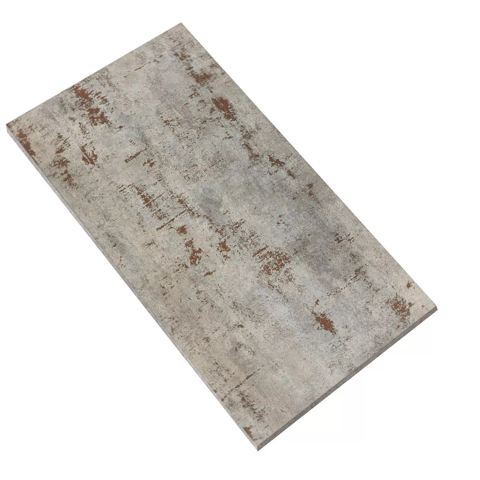 Πλακάκια Δαπέδου Phantom Μεταλλική Εμφάνιση Μερικώς Γυαλισμένο Ασήμι 30x60cm