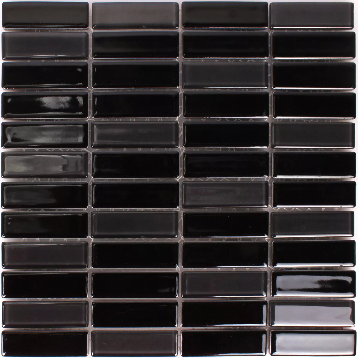 Model din Ceramică Sticlă Plăci De Mozaic Romana Negru Strălucitor