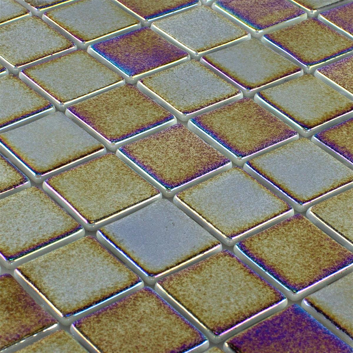 Glass Swimming Pool Mosaic McNeal Petrol 38
