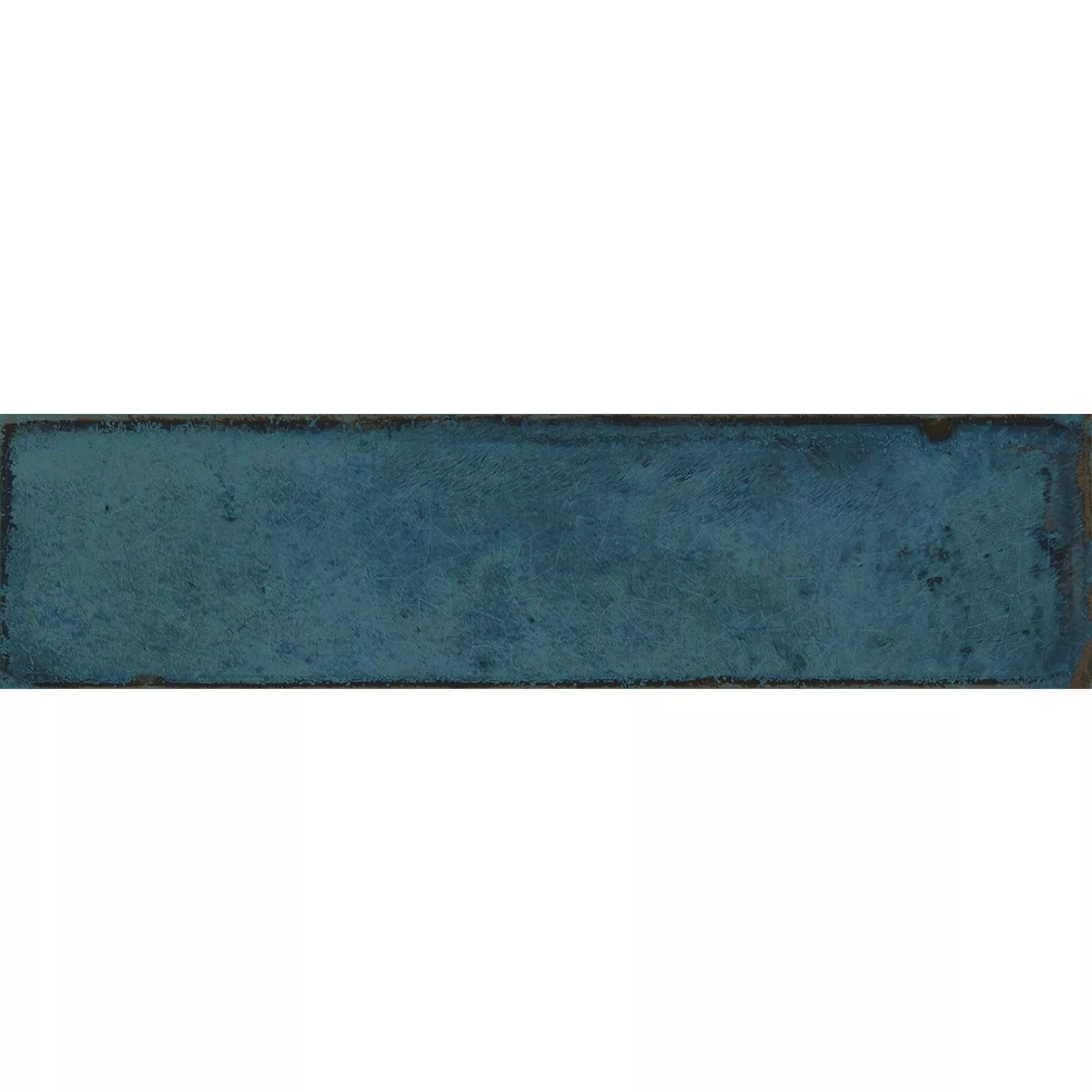 Próbka Płytki Ścienne Maestro Karbowany Błyszczący Niebieski 7,5x30cm