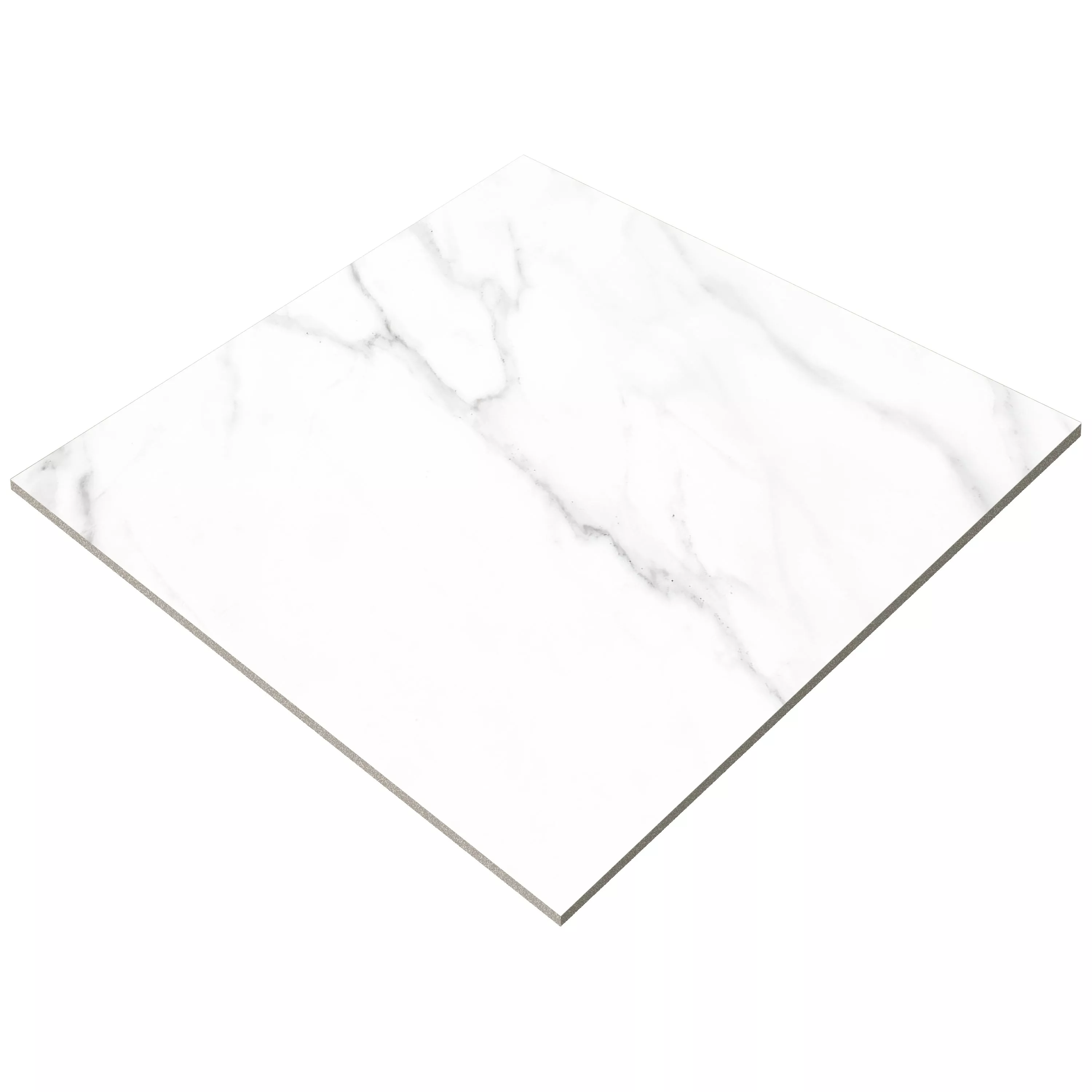 Podlahové Dlaždice Arcadia Mramorový Vzhled Leštěná Bílá 60x60cm