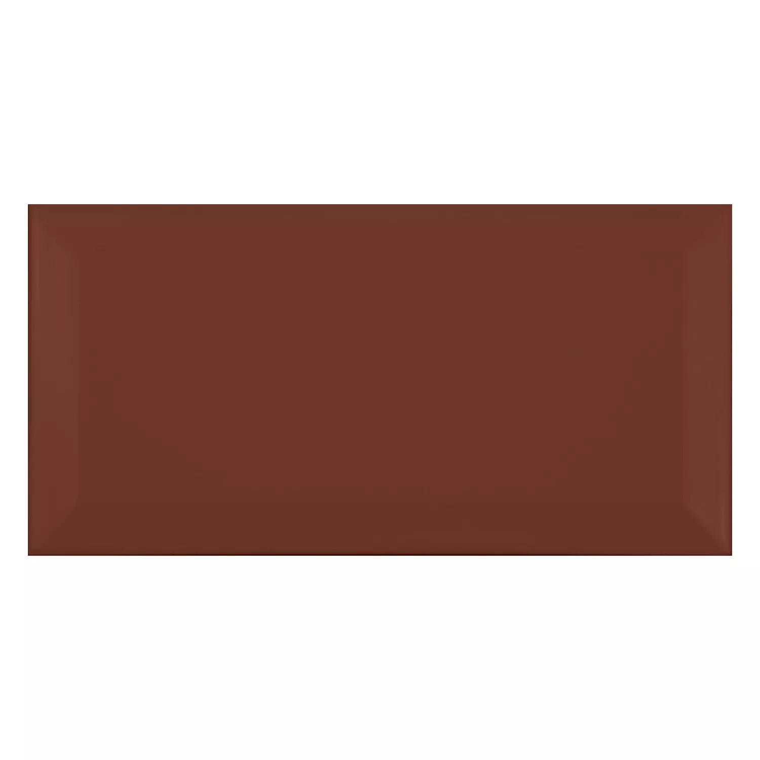 Metro pločica Smeđa Mat 10x20 cm Faceta Jasper Marron