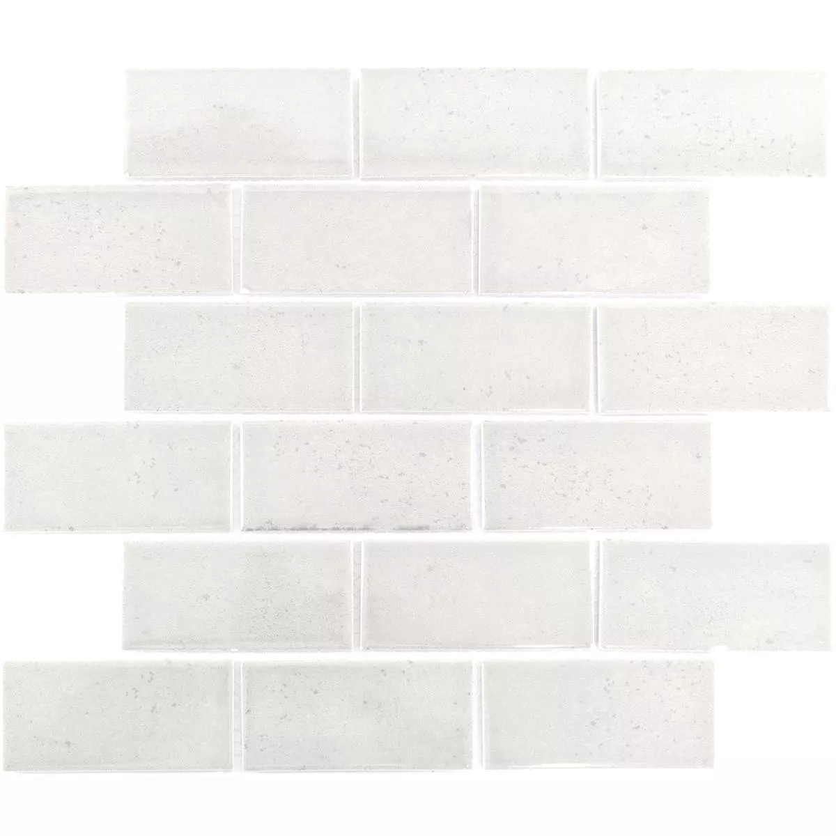 Грънчарство Mозаечни Плочки Eldertown Brick Бяло