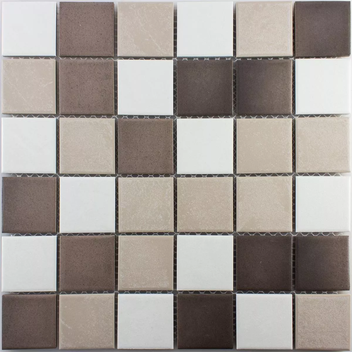 Sample Ceramic Mosaic Tiles Orion Brown Beige