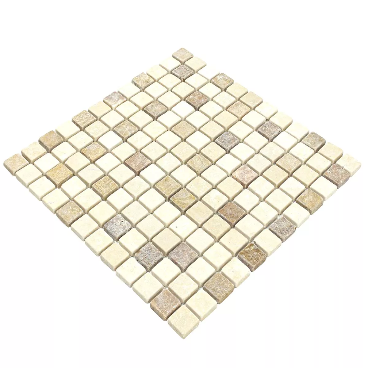 Marble Natural Stone Mosaic Tiles Lorentes Light Brown Mix