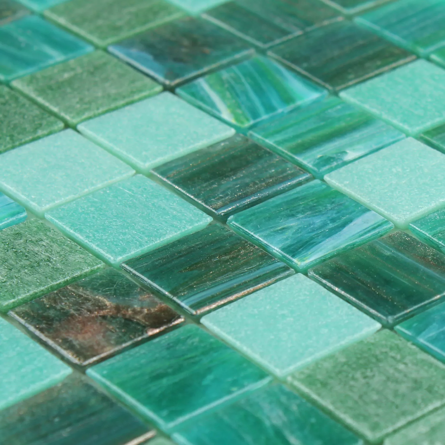 Mosaic Tiles Trend-Vi Glass Foliage