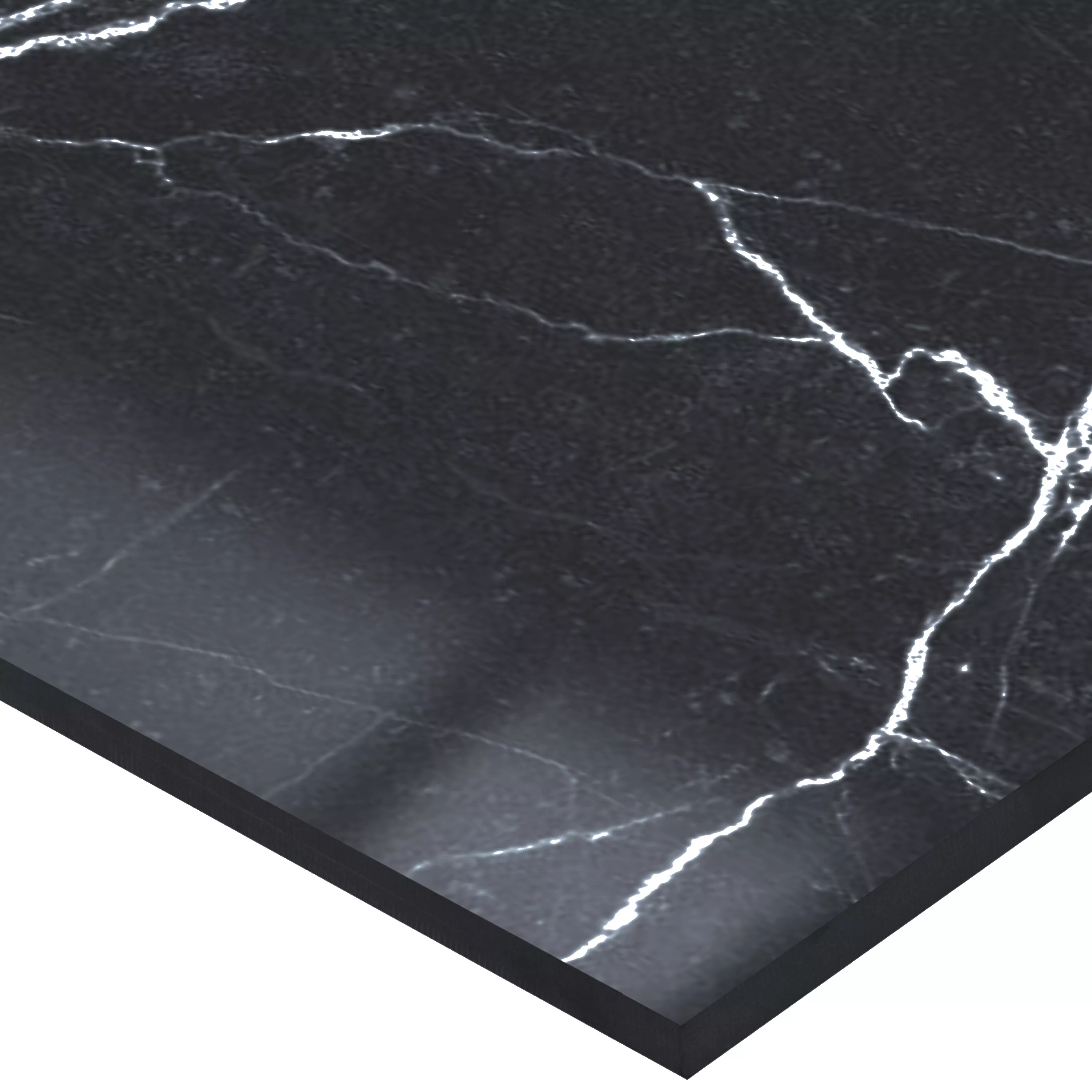 Sample Floor Tiles Santana Marble Optic Polished Anthracite 30x60cm