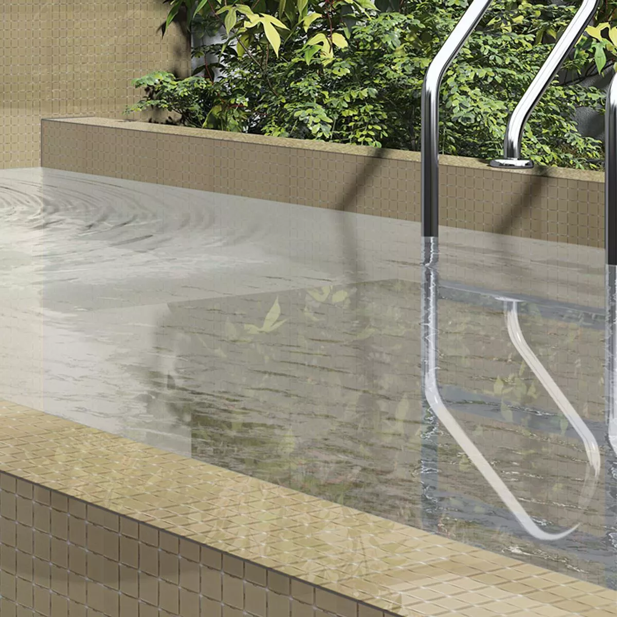 Lasi Uima Allas Pool Mosaiikki Venetia Beige