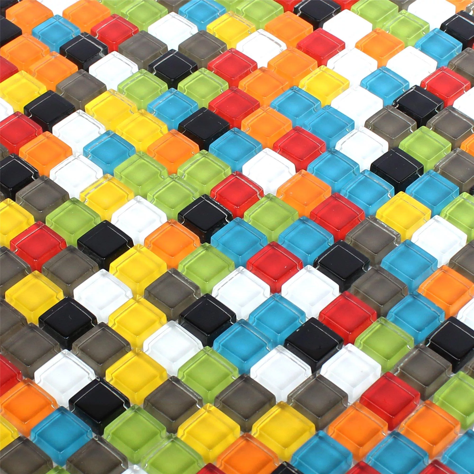 Mosaico De Vidro Azulejos Nostalgie Multicolorido Mix