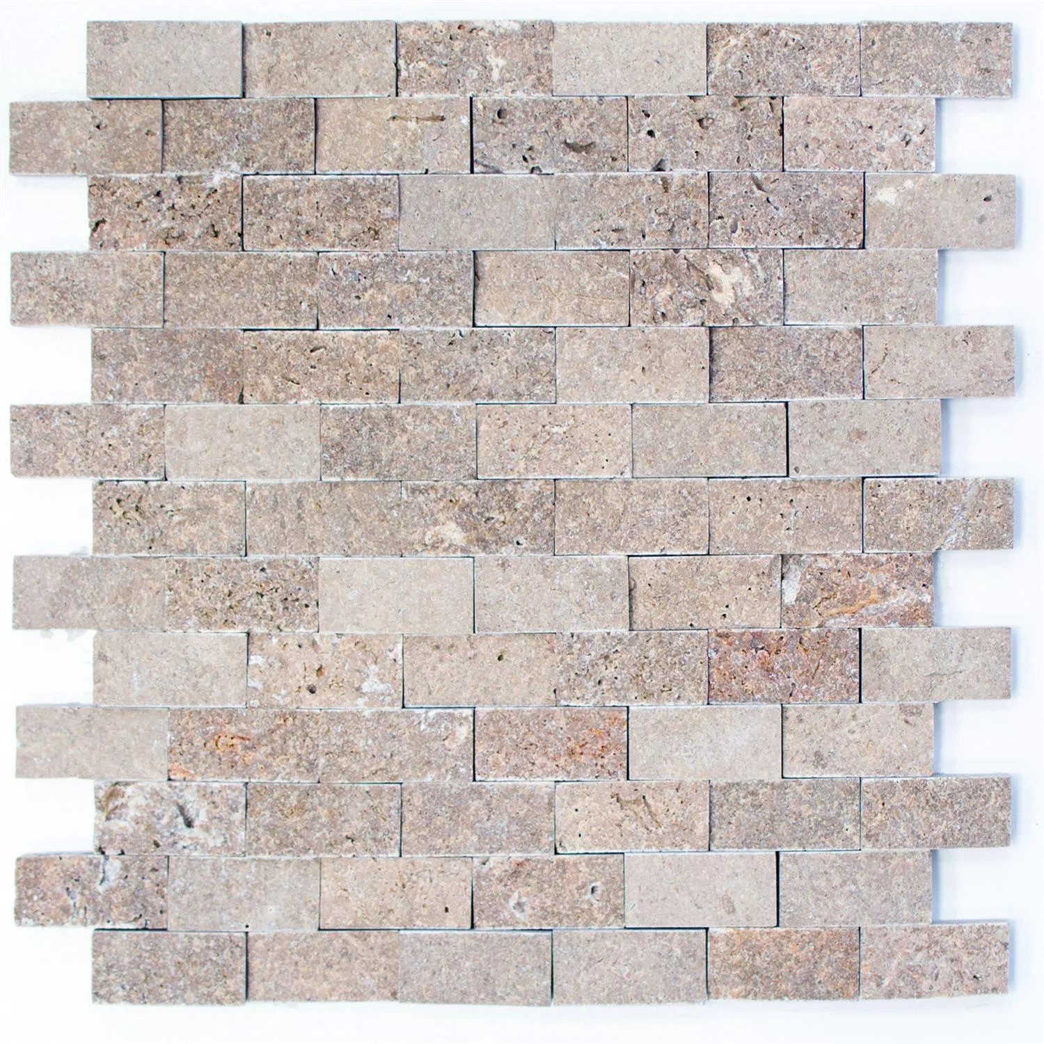 Sample Mosaic Tiles Travertine Patara Noce 3D