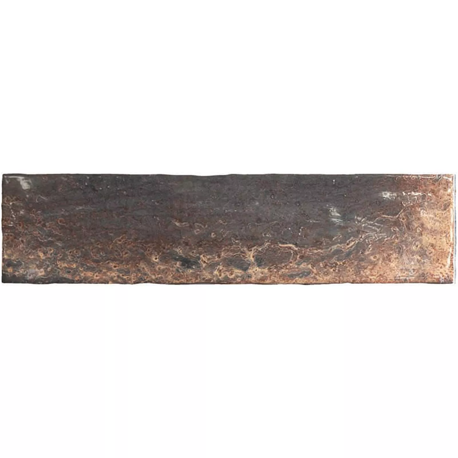 Próbka Płytki Ścienne Wilhelmsburg Karbowany 7,5x30cm Miedź