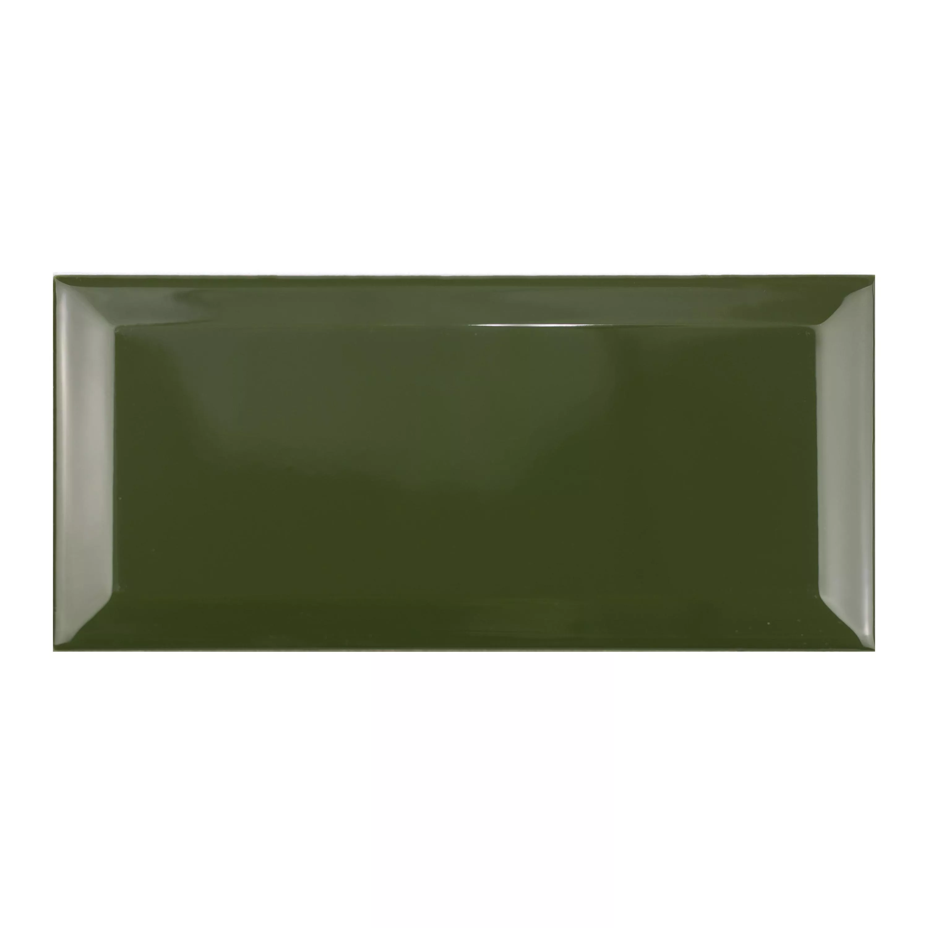 Metro Wall Tiles Brasilia Facet 7,5x15x0,7cm Verde Botella Metro Wall Tiles Brasilia Facet 7,5x15x0,7cm Verde Botella
