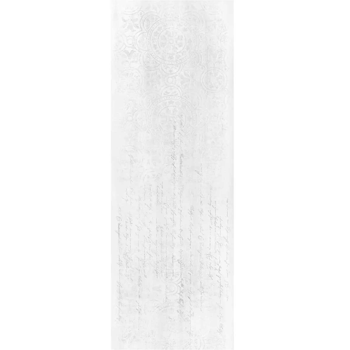 Seinälaatta Anderson Luonnollinen Reuna 30x90cm Valkoinen Sisustus