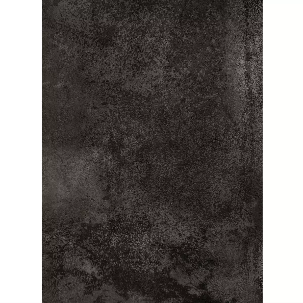 Bodenfliese Feinsteinzeug Oregon Metalloptik Schwarz 60x120cm