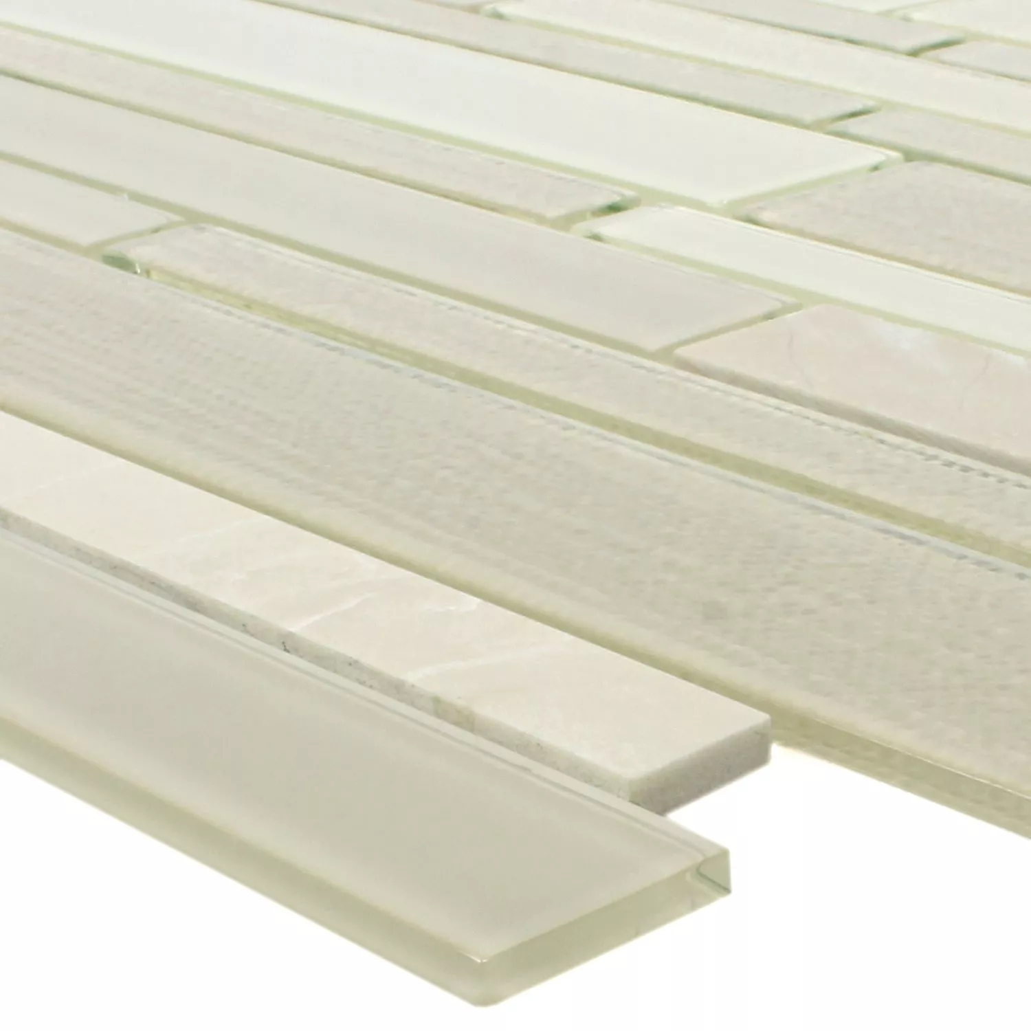 Mosaico Vetro Pietra Naturale Kalamos Beige Mosaico Vetro Pietra Naturale Kalamos Beige