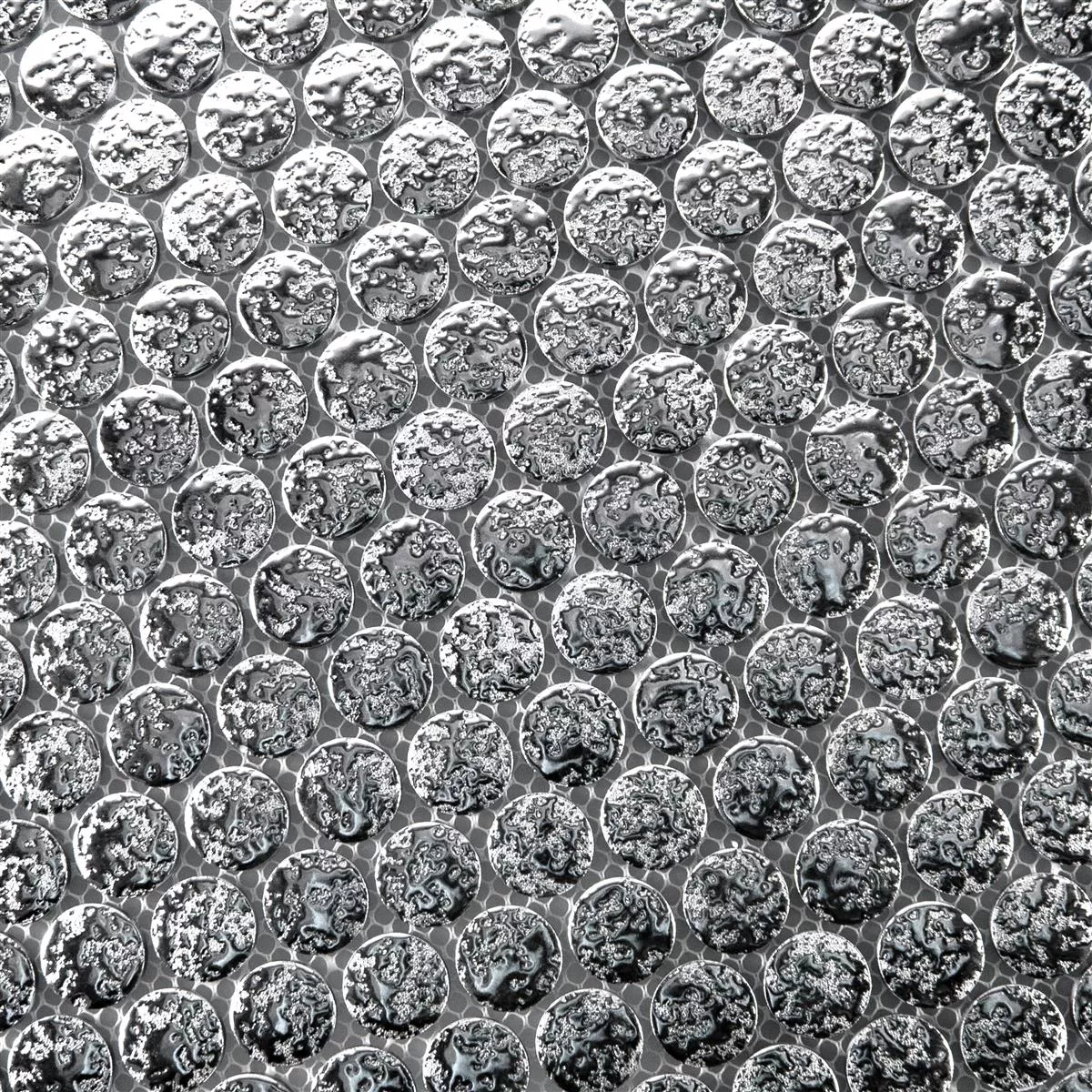 Πρότυπο από Kεραμικά Κουμπί Αποτέλεσμα Ψηφιδωτά Πλακάκια Meneksche Ασήμι
