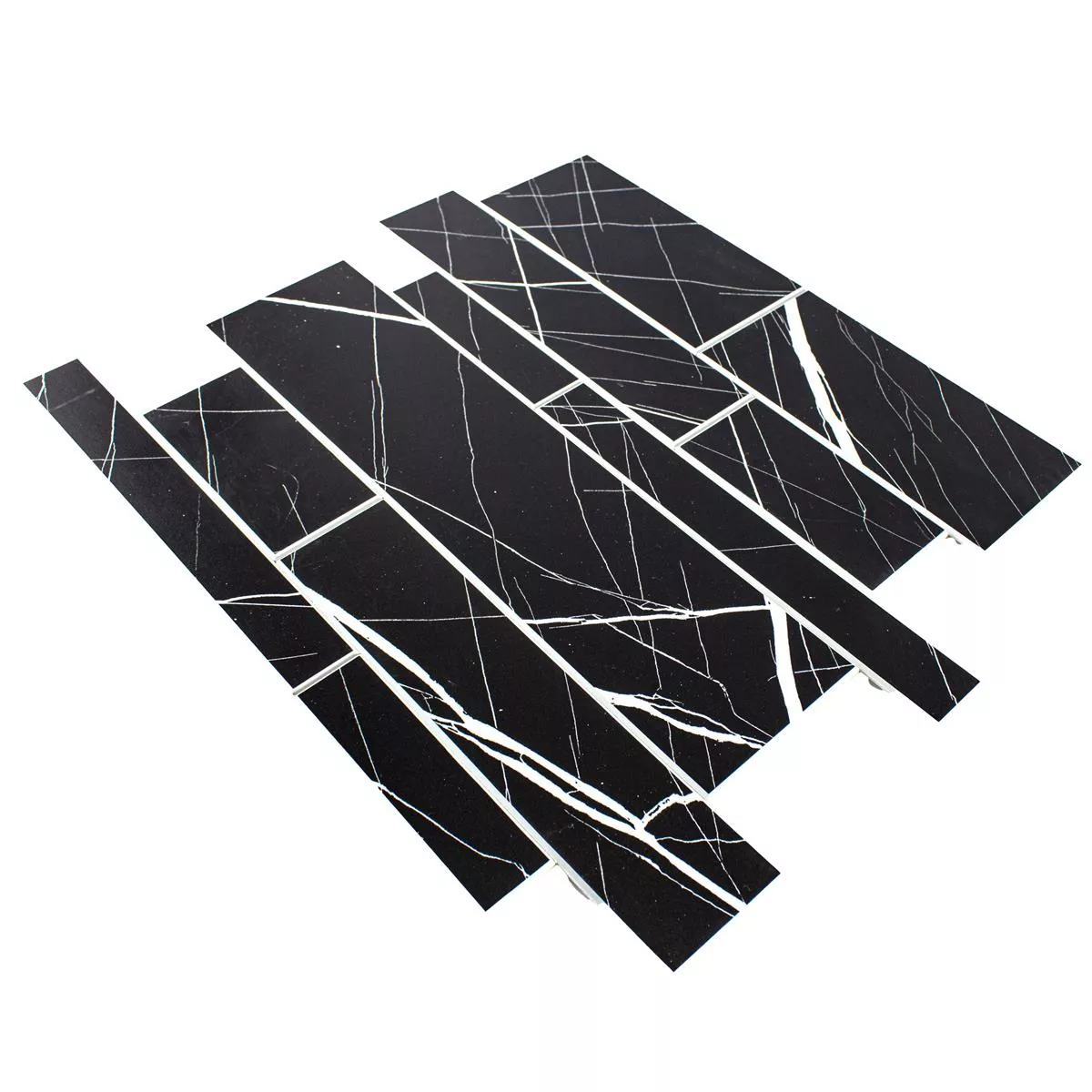 Sample Mosaic Tiles Altus Self Adhesive Stone Optic Black
