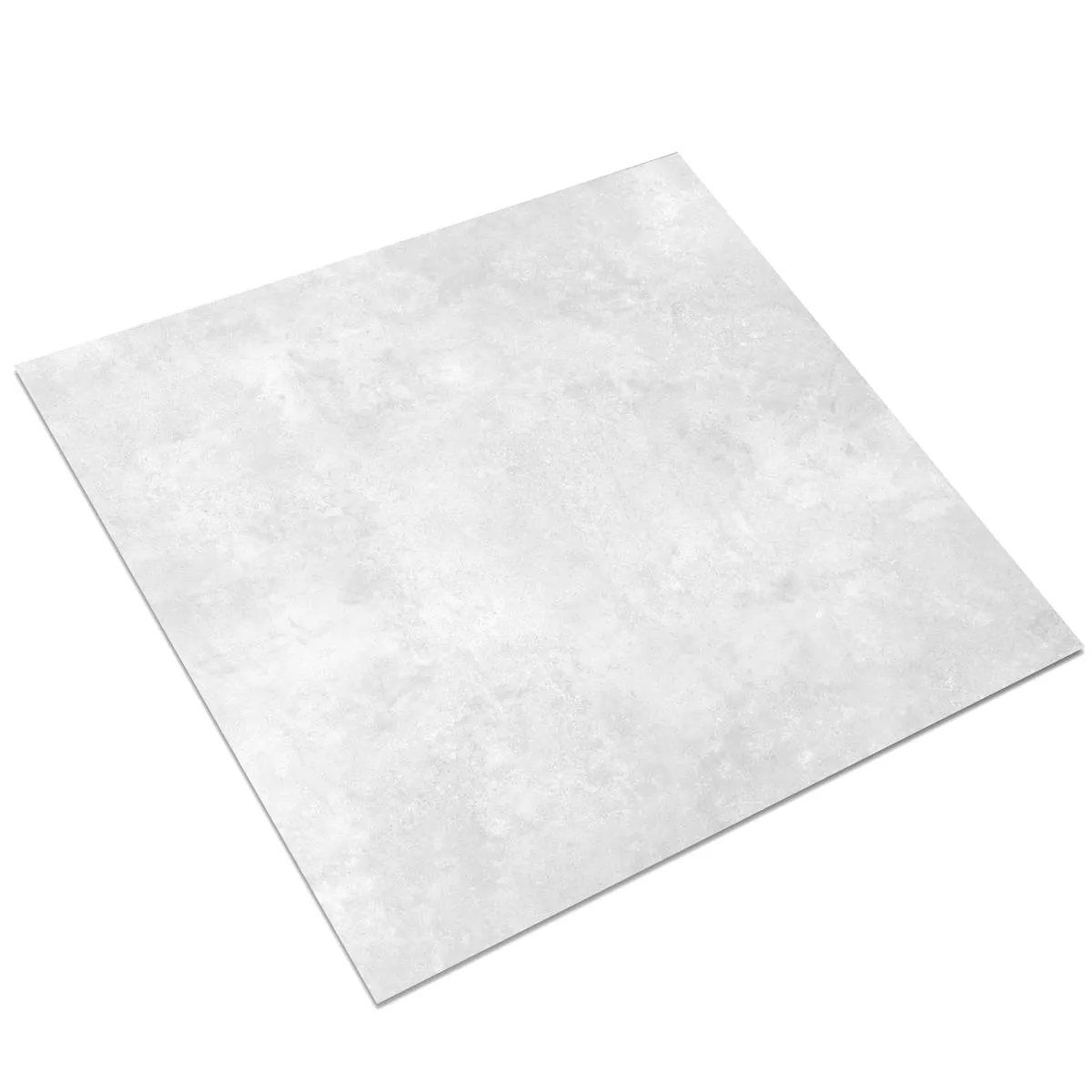 Kuvio Lattialaatta Illusion Metallin Näköinen Lappato Valkoinen 120x120cm
