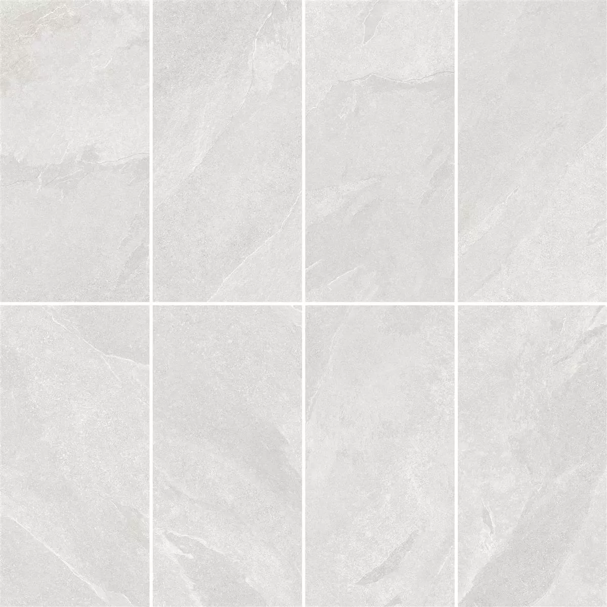 Sample Floor Tiles Memphis Stone Optic R10/B Light Grey 60x120cm