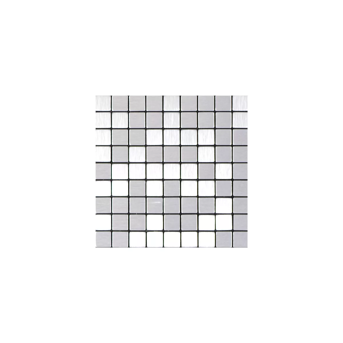 Sample Metal Mosaic Tiles Wygon Self Adhesive Silver 