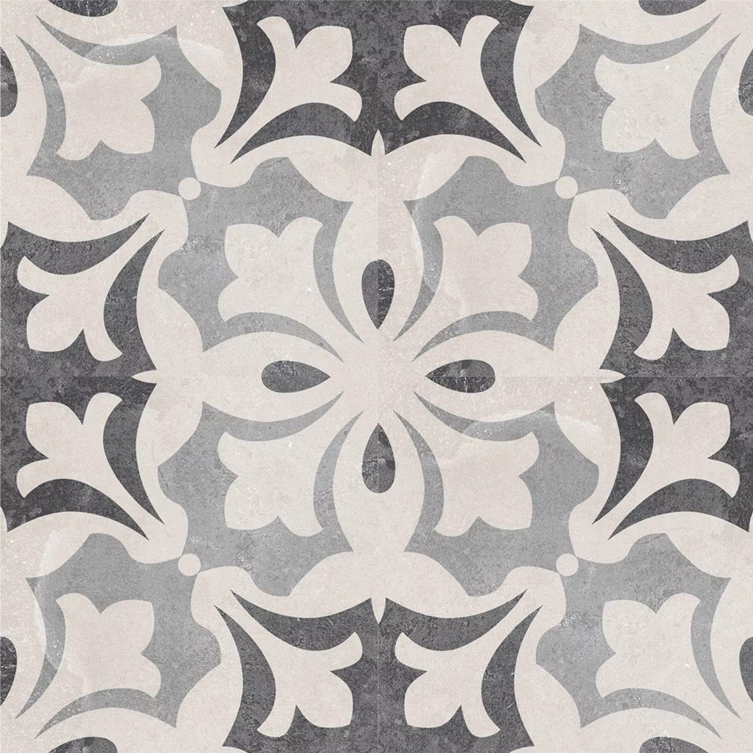 Sample Cement Tiles Retro Optic Gris Floor Tiles Miro 18,6x18,6cm