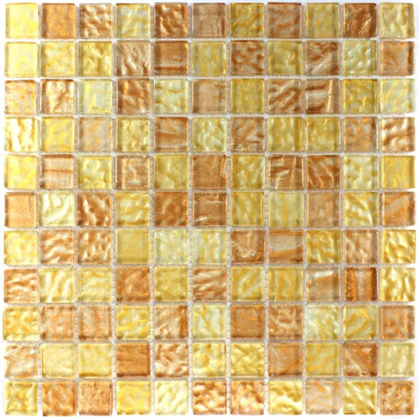 Mønster fra Glass Mosaikk Bernstein Beige Mix