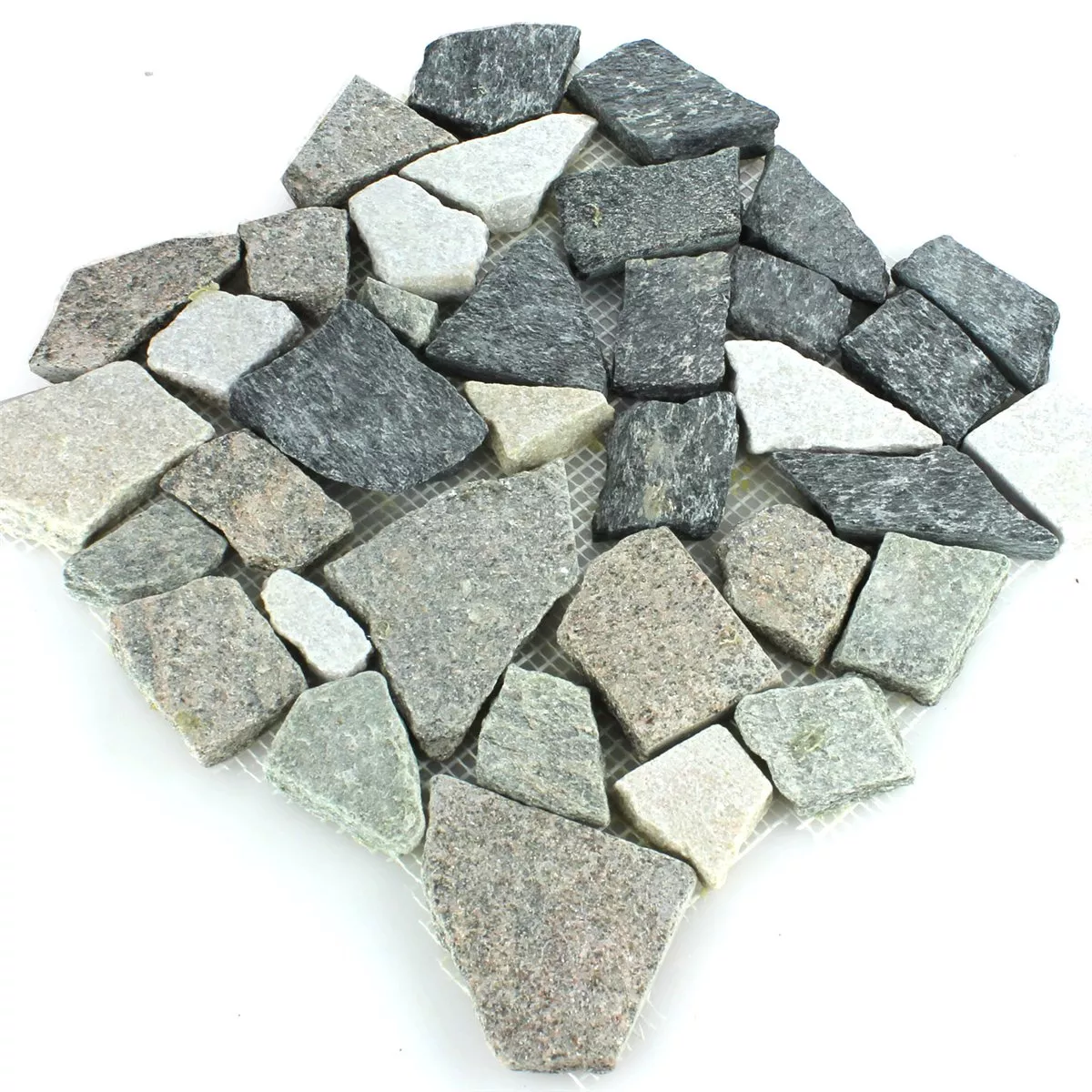Mosaic Tiles Marble Broken Basalt