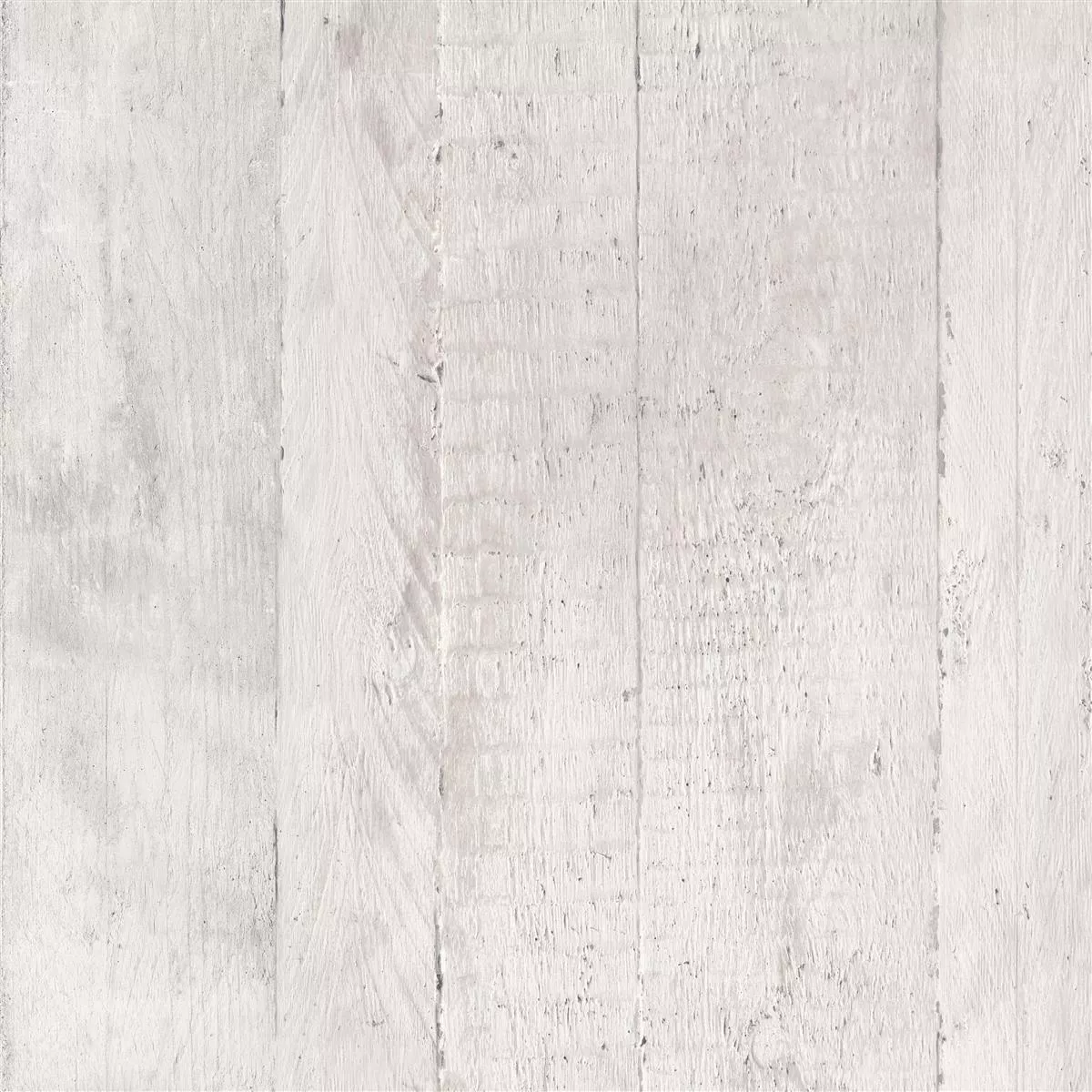Ladrilhos Gorki Aparência de Madeira 60x60cm Esmaltado Branco