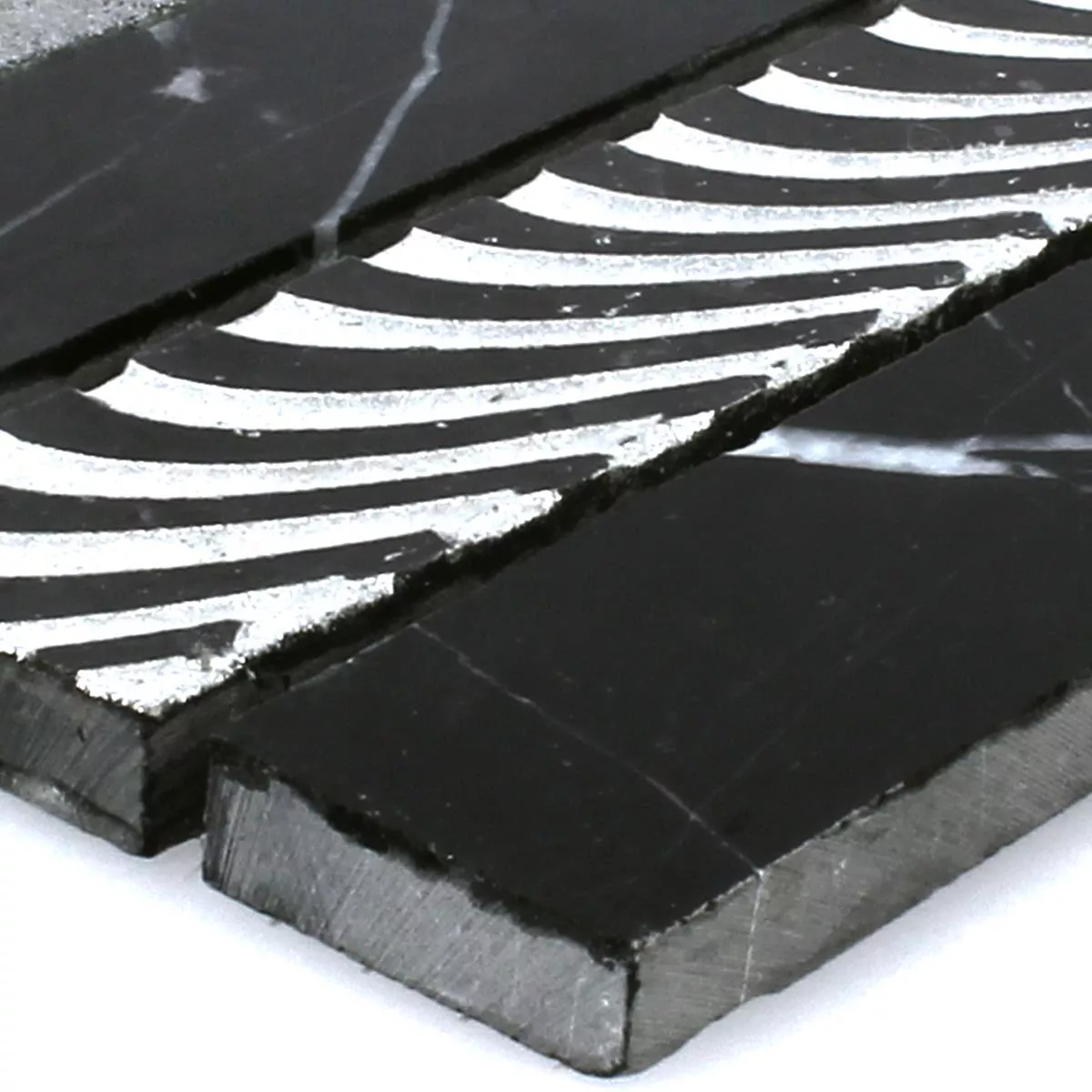 Πρότυπο από Ψηφιδωτά Πλακάκια Φυσική Πέτρα Carving Γκρί