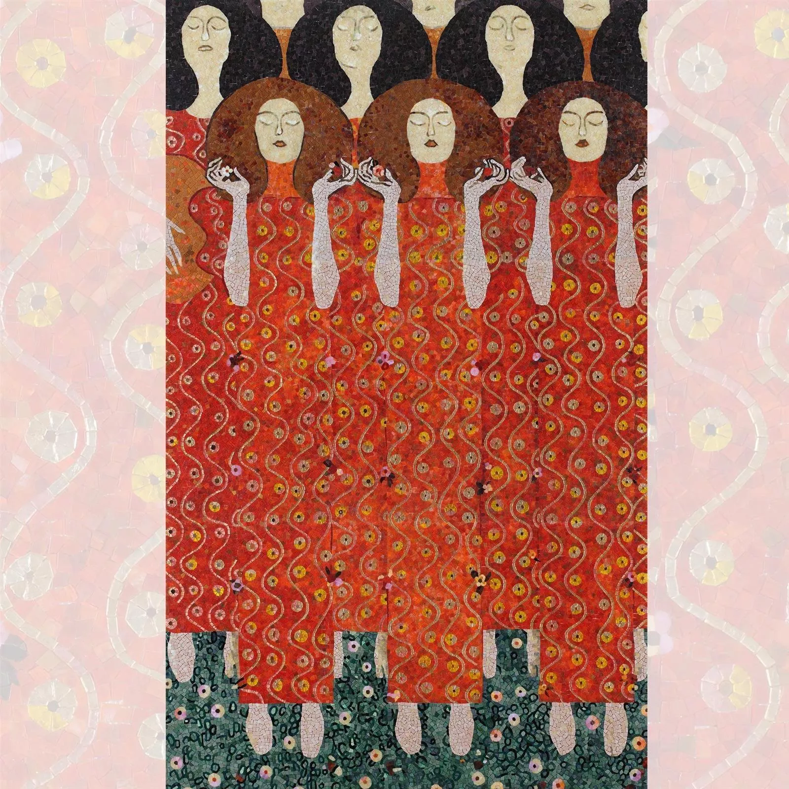 Glass Mosaic Picture Singers 110x240cm Glass Mosaic Picture Singers 110x240cm