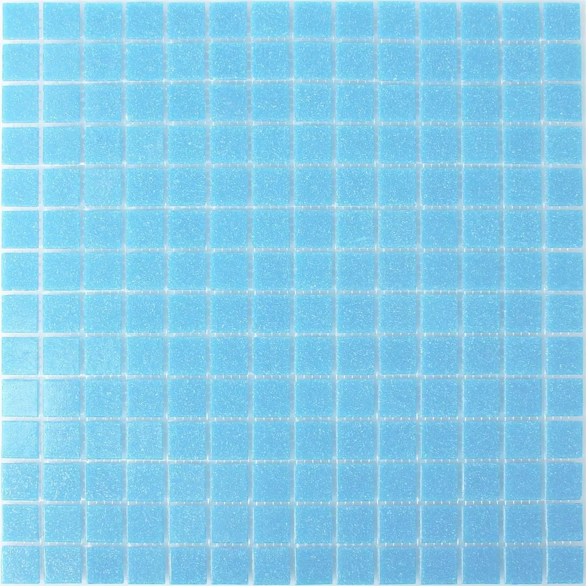 Sample Glasmozaïek Tegels Potsdam Lichtblauw