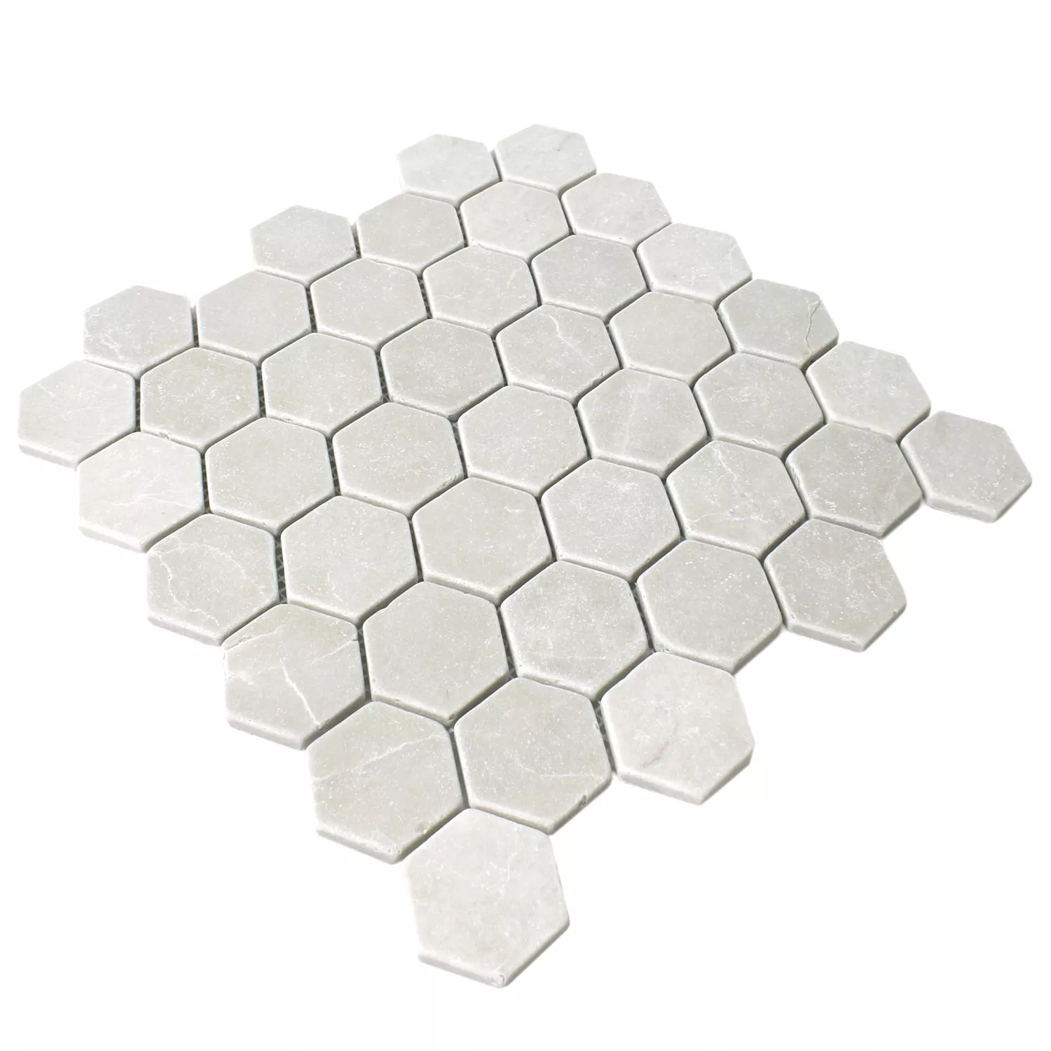 Mosaic Tiles Marble Tarsus Hexagon Beige