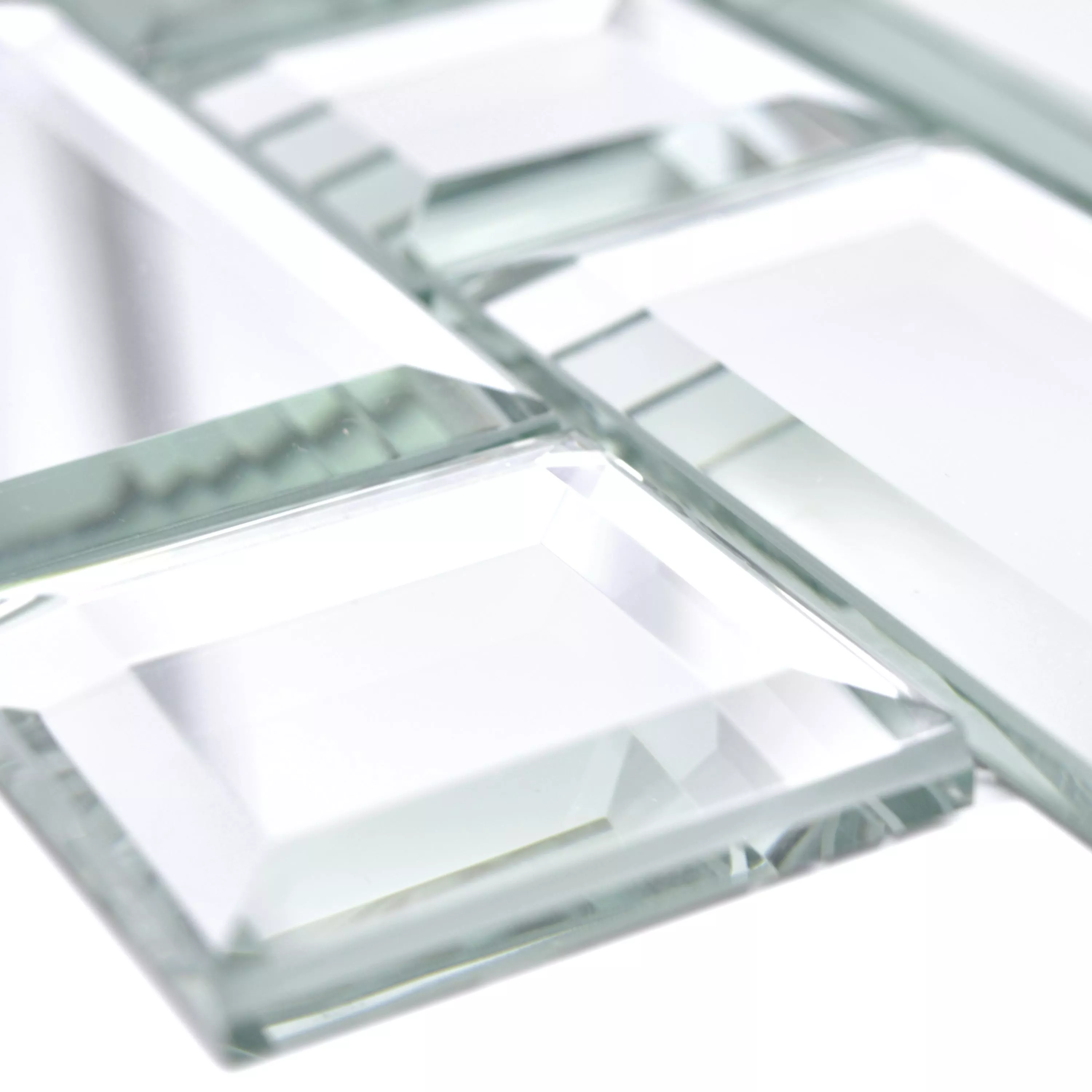 Spiegel Metro Mosaik Fliesen Reflexion 2 Mix