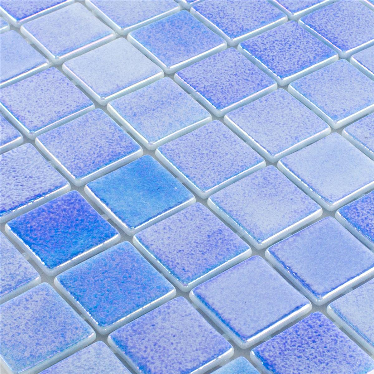Glass Swimming Pool Mosaic McNeal Blue 38