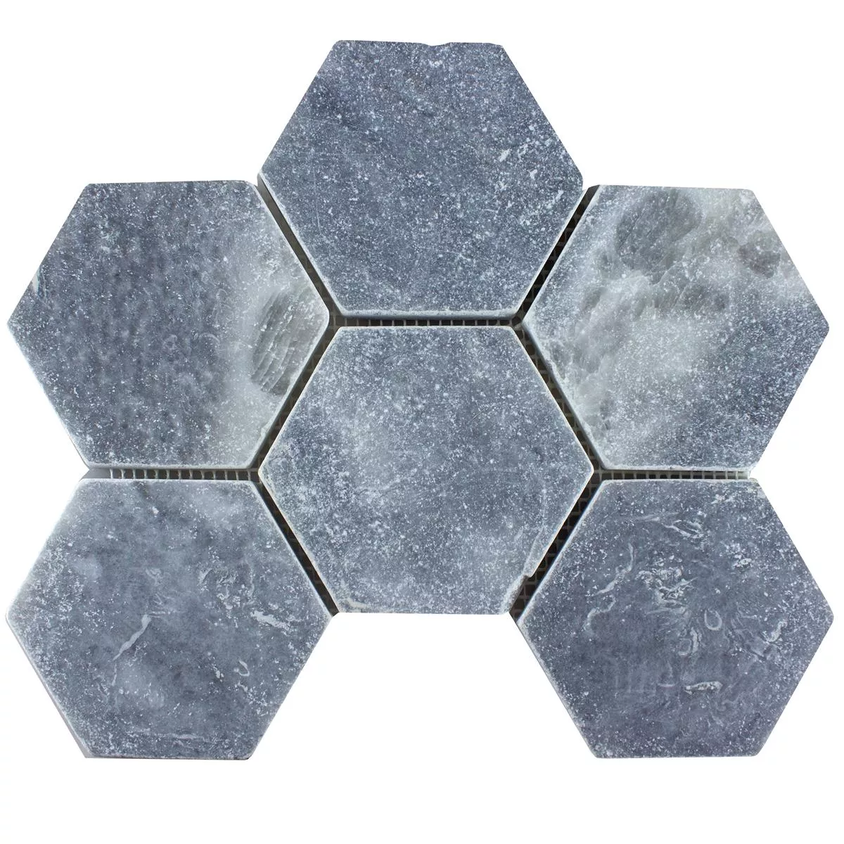 Model din Marmură Piatră Naturală Plăci De Mozaic Maracay Hexagon Bardiglio