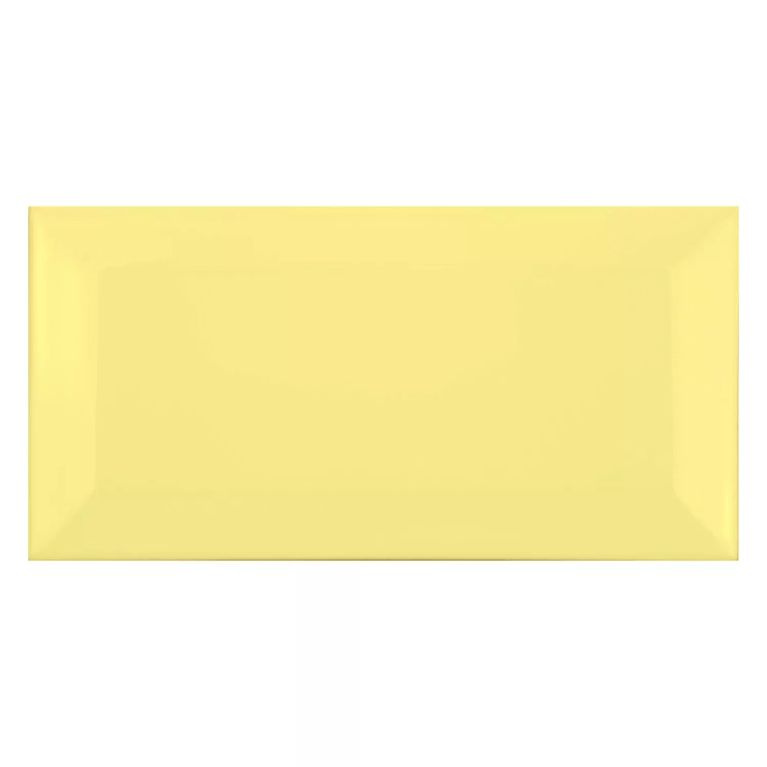 Metro tegel Geel Mat 7,5x15 cm Met Facet Pitcox Amarillo