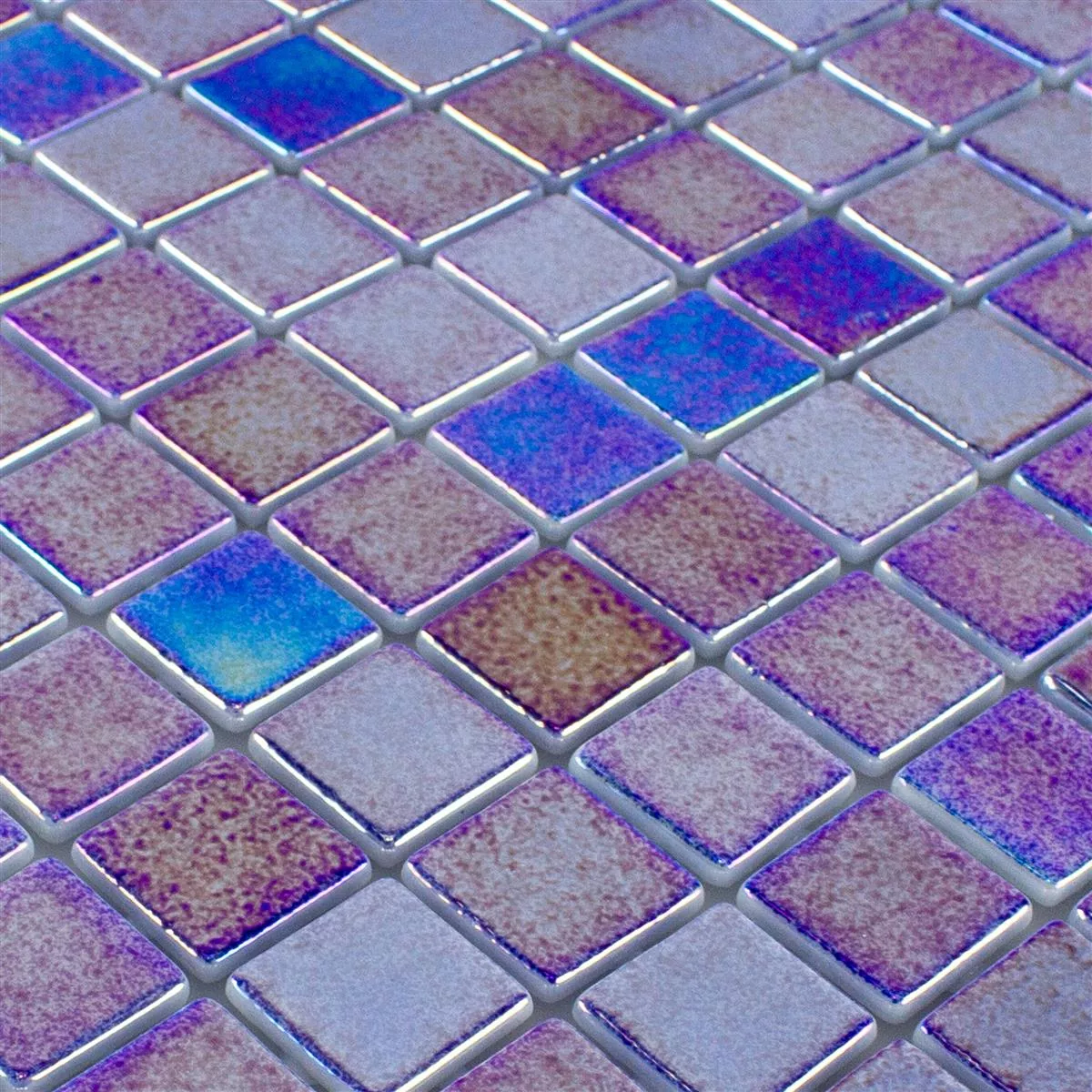 Mønster fra Glass Svømmebasseng Mosaikk McNeal Mørke Blå 25