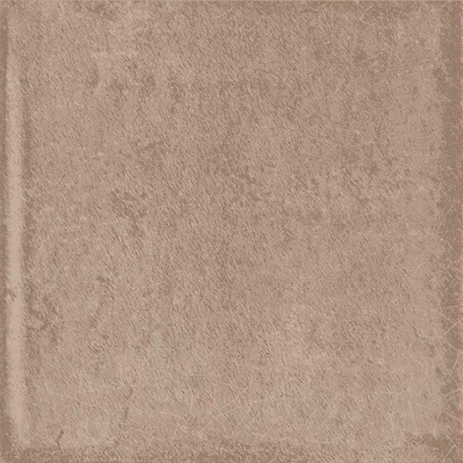 Wall Tiles Maestro Waved Glossy Light Brown 15x15cm