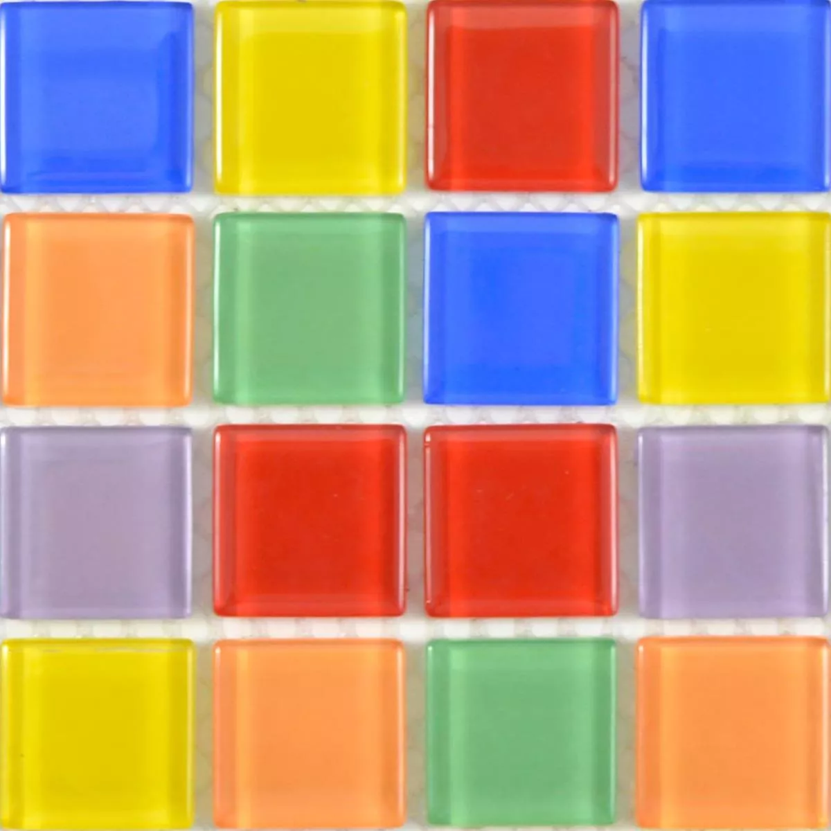 Padrão de Mosaico De Vidro Azulejos Ararat Multicolorido Mix