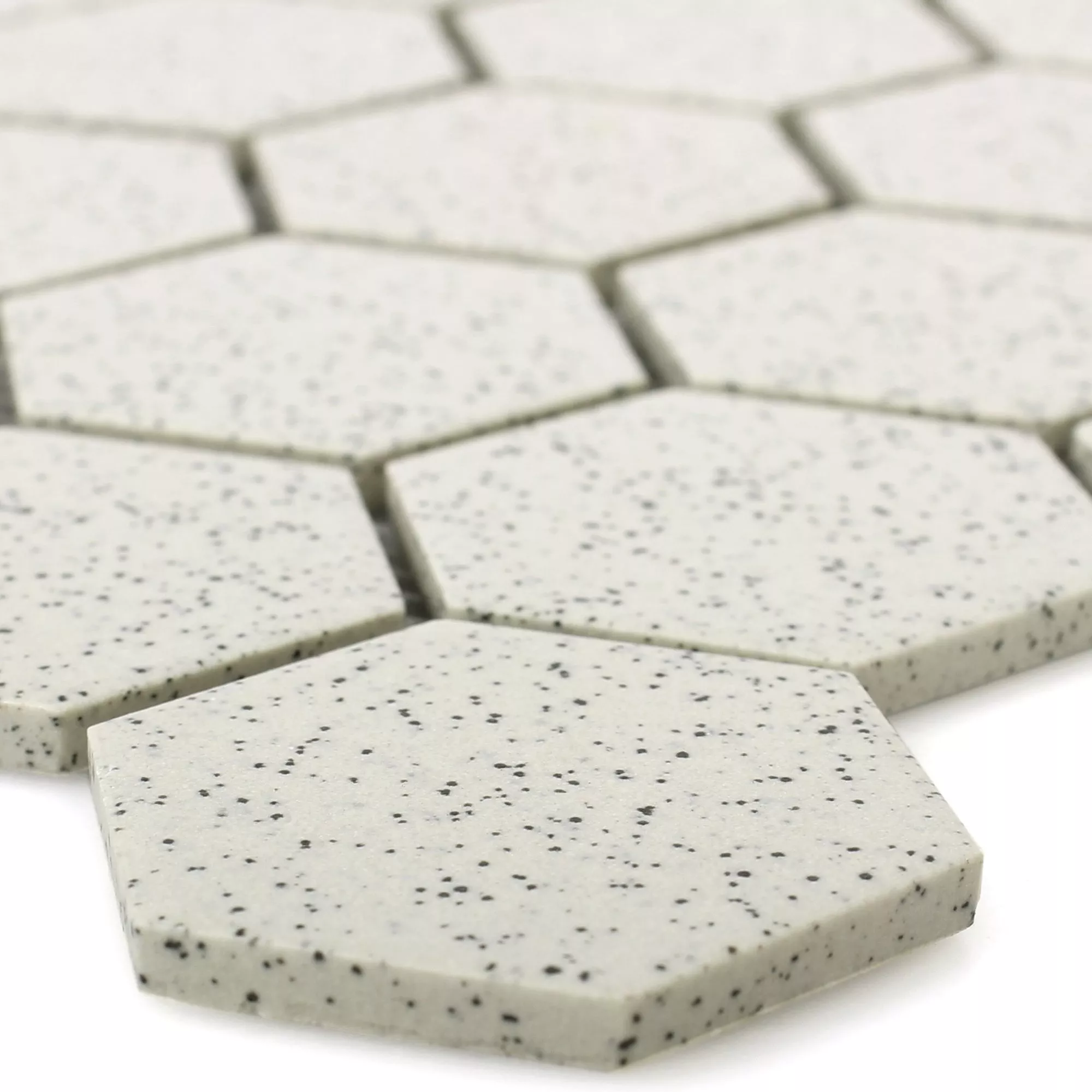 Céramique Mosaïque Carrelage Luanda Beige Hexagone 51