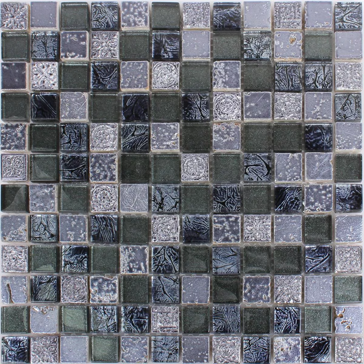 Sample Mosaic Tiles Glass Natural Stone Maya