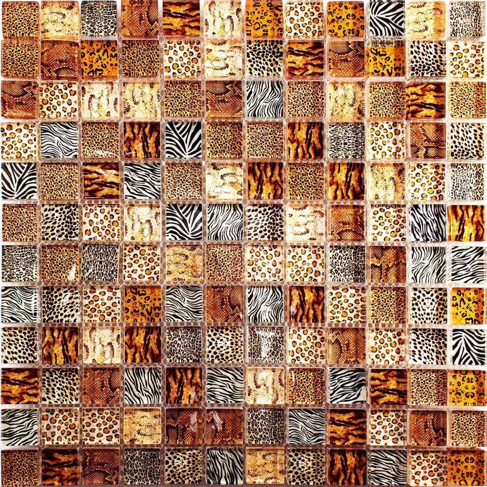 Mozaic De Sticlă Gresie Safari Bej 23