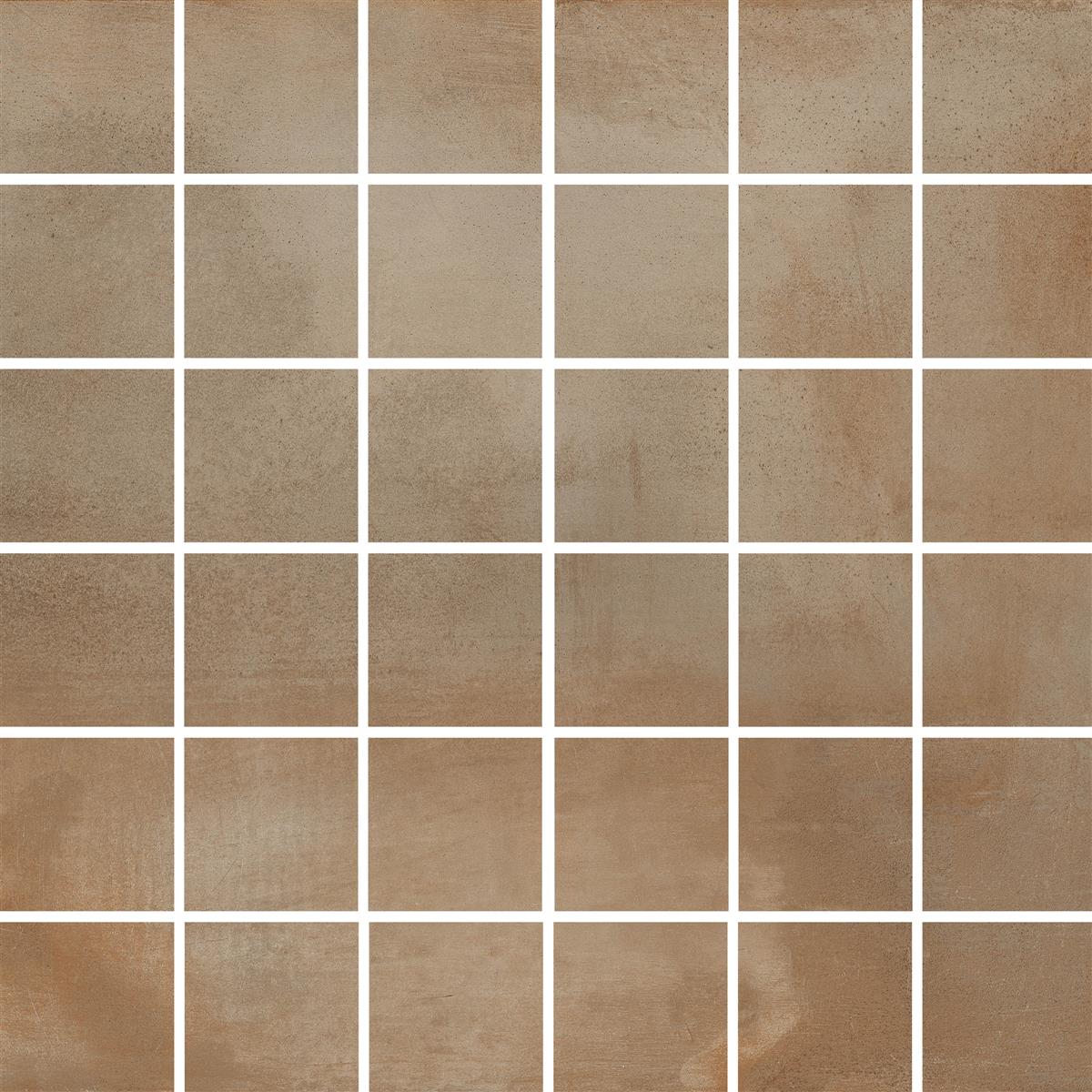 Mosaic Tile Brazil Stone-Optic Brown