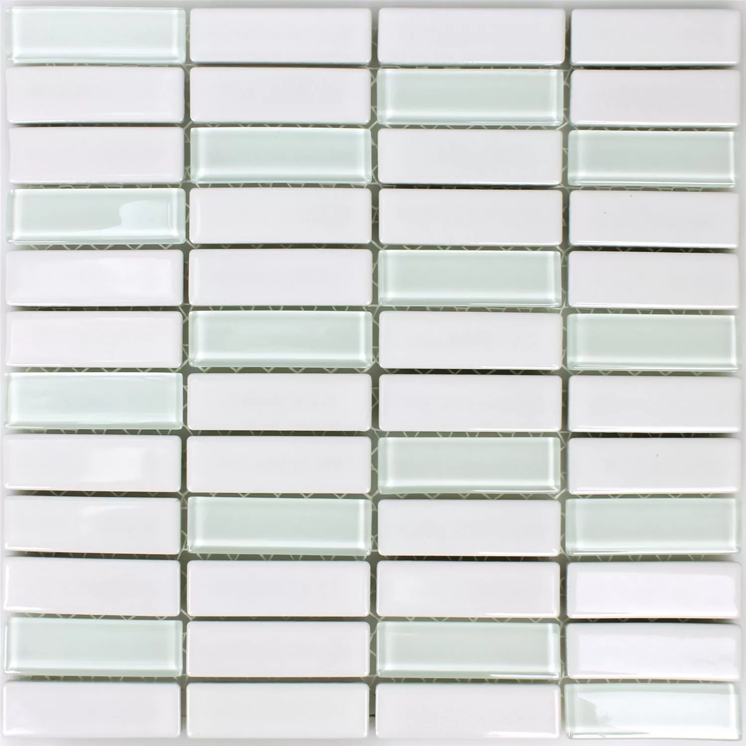 Padrão de Cerâmica Vidro Azulejo Mosaico Romana Branco Fosco